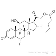 Pregna-1,4-diene-3,20-dione,6,9-difluoro-11-hydroxy-16-methyl-21-[(1-oxopentyl)oxy]-,( 57187075,6a,11b,16a)- CAS 59198-70-8